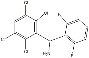 (2,6-difluorophenyl)(2,3,5,6-tetrachlorophenyl)methanamine Struktur