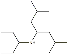 (2,6-dimethylheptan-4-yl)(pentan-3-yl)amine Struktur