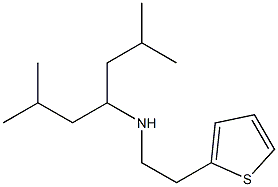 (2,6-dimethylheptan-4-yl)[2-(thiophen-2-yl)ethyl]amine Struktur