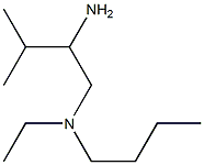 (2-amino-3-methylbutyl)(butyl)ethylamine Struktur