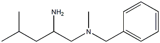 (2-amino-4-methylpentyl)(benzyl)methylamine Struktur