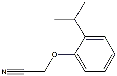 (2-isopropylphenoxy)acetonitrile Struktur