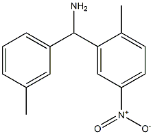 (2-methyl-5-nitrophenyl)(3-methylphenyl)methanamine Struktur