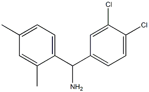 (3,4-dichlorophenyl)(2,4-dimethylphenyl)methanamine Struktur