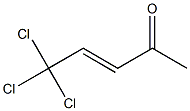 (3E)-5,5,5-trichloropent-3-en-2-one Struktur