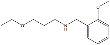 (3-ethoxypropyl)[(2-methoxyphenyl)methyl]amine Struktur