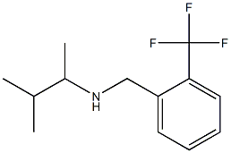 (3-methylbutan-2-yl)({[2-(trifluoromethyl)phenyl]methyl})amine Struktur