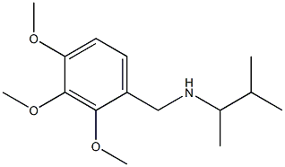 (3-methylbutan-2-yl)[(2,3,4-trimethoxyphenyl)methyl]amine Struktur