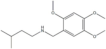 (3-methylbutyl)[(2,4,5-trimethoxyphenyl)methyl]amine Struktur