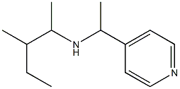 (3-methylpentan-2-yl)[1-(pyridin-4-yl)ethyl]amine Struktur