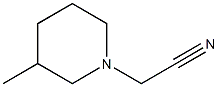 (3-methylpiperidin-1-yl)acetonitrile Struktur