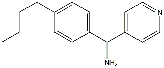 (4-butylphenyl)(pyridin-4-yl)methanamine Struktur