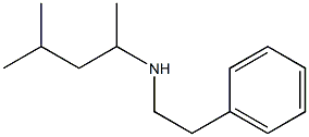 (4-methylpentan-2-yl)(2-phenylethyl)amine Struktur