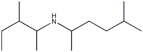 (5-methylhexan-2-yl)(3-methylpentan-2-yl)amine Struktur