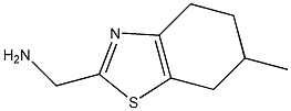 (6-methyl-4,5,6,7-tetrahydro-1,3-benzothiazol-2-yl)methanamine Struktur