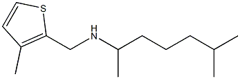 (6-methylheptan-2-yl)[(3-methylthiophen-2-yl)methyl]amine Struktur