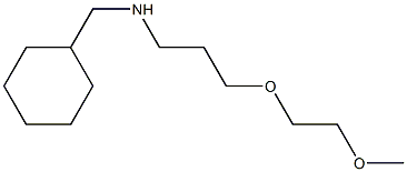 (cyclohexylmethyl)[3-(2-methoxyethoxy)propyl]amine Struktur