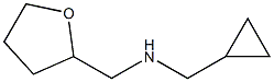 (cyclopropylmethyl)(oxolan-2-ylmethyl)amine Struktur