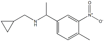 (cyclopropylmethyl)[1-(4-methyl-3-nitrophenyl)ethyl]amine Struktur