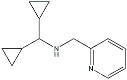 (dicyclopropylmethyl)(pyridin-2-ylmethyl)amine Struktur