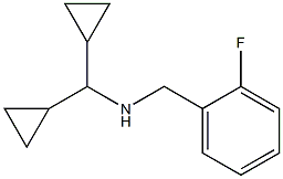 (dicyclopropylmethyl)[(2-fluorophenyl)methyl]amine Struktur