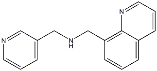 (pyridin-3-ylmethyl)(quinolin-8-ylmethyl)amine Struktur