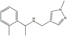 [(1-methyl-1H-pyrazol-4-yl)methyl][1-(2-methylphenyl)ethyl]amine Struktur