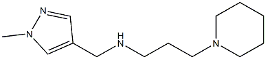 [(1-methyl-1H-pyrazol-4-yl)methyl][3-(piperidin-1-yl)propyl]amine Struktur