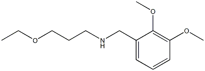 [(2,3-dimethoxyphenyl)methyl](3-ethoxypropyl)amine Struktur