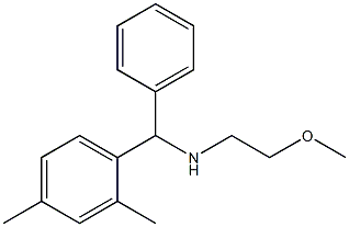 [(2,4-dimethylphenyl)(phenyl)methyl](2-methoxyethyl)amine Struktur