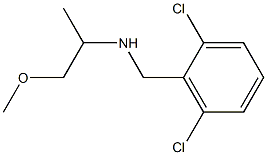 [(2,6-dichlorophenyl)methyl](1-methoxypropan-2-yl)amine Struktur