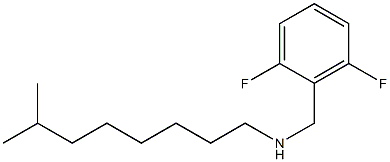 [(2,6-difluorophenyl)methyl](7-methyloctyl)amine Struktur