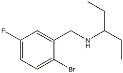 [(2-bromo-5-fluorophenyl)methyl](pentan-3-yl)amine Struktur