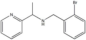 [(2-bromophenyl)methyl][1-(pyridin-2-yl)ethyl]amine Struktur