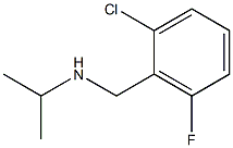 [(2-chloro-6-fluorophenyl)methyl](propan-2-yl)amine Struktur