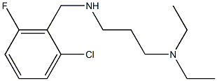 [(2-chloro-6-fluorophenyl)methyl][3-(diethylamino)propyl]amine Struktur