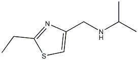 [(2-ethyl-1,3-thiazol-4-yl)methyl](propan-2-yl)amine Struktur