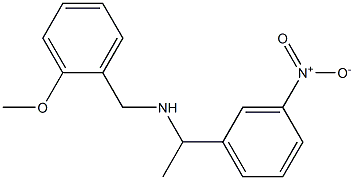 [(2-methoxyphenyl)methyl][1-(3-nitrophenyl)ethyl]amine Struktur