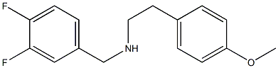 [(3,4-difluorophenyl)methyl][2-(4-methoxyphenyl)ethyl]amine Struktur