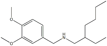 [(3,4-dimethoxyphenyl)methyl](2-ethylhexyl)amine Struktur