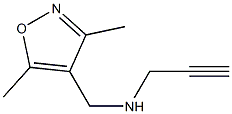 [(3,5-dimethyl-1,2-oxazol-4-yl)methyl](prop-2-yn-1-yl)amine Struktur