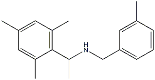 [(3-methylphenyl)methyl][1-(2,4,6-trimethylphenyl)ethyl]amine Struktur