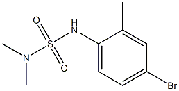 [(4-bromo-2-methylphenyl)sulfamoyl]dimethylamine Struktur