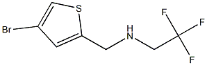 [(4-bromothiophen-2-yl)methyl](2,2,2-trifluoroethyl)amine Struktur