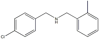 [(4-chlorophenyl)methyl][(2-methylphenyl)methyl]amine Struktur