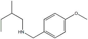 [(4-methoxyphenyl)methyl](2-methylbutyl)amine Struktur