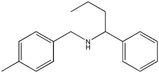 [(4-methylphenyl)methyl](1-phenylbutyl)amine Struktur