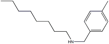 [(4-methylphenyl)methyl](octyl)amine Struktur