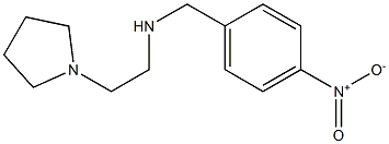 [(4-nitrophenyl)methyl][2-(pyrrolidin-1-yl)ethyl]amine Struktur