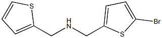 [(5-bromothiophen-2-yl)methyl](thiophen-2-ylmethyl)amine Struktur